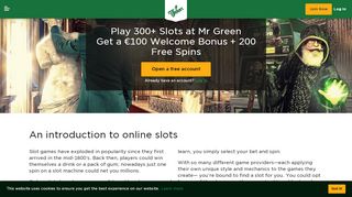 
                            2. Mr Green Casino | Slots Online | Claim Your Bonus Now!