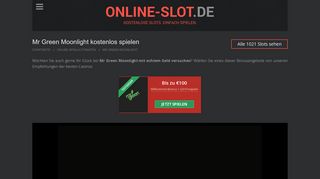 
                            6. Mr Green Moonlight kostenlos spielen | Online-Slot.de