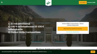 
                            1. Mr Green - Palkittu nettikasino | 100% bonus & 200 ilmaiskierrosta