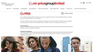 
                            8. Mr Price Group