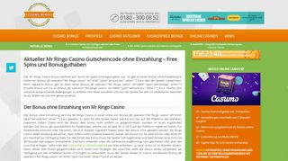 
                            9. Mr Ringo Bonus Code ohne Einzahlung Februar 2019 - Casino Bonus ...