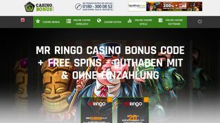 
                            5. Mr Ringo Casino Bonus Code + Free Spins + Ohne Einzahlung