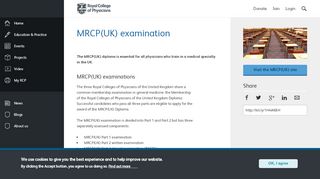 
                            6. MRCP(UK) examination | RCP London