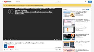 
                            3. MRCryptoCoins - Explicación Nueva Plataforma para Ganar Bitcoins ...