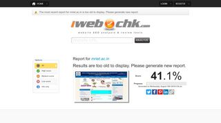 
                            11. mriet.ac.in | Website SEO Review and Analysis | iwebchk