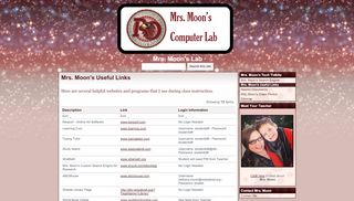 
                            7. Mrs. Moon's Useful Links - Mrs. Moon's Lab - Google Sites