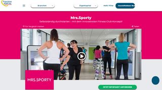 
                            8. Mrs.Sporty Franchise – Frauen-Sportclub - Trainings ...