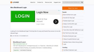 
                            6. Mru Blackboard Login