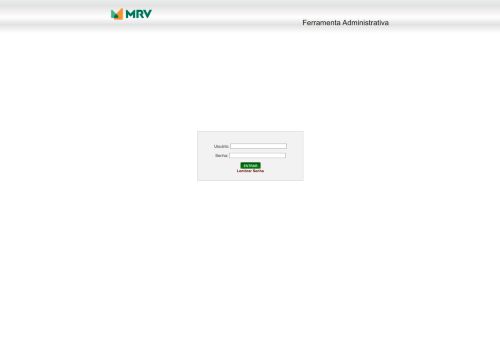 
                            8. MRV Engenharia | Imóveis à Venda | Ambiente Administrativo - Login