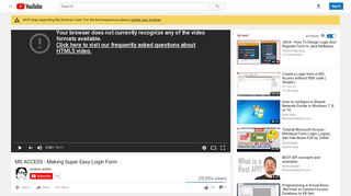 
                            13. MS ACCESS - Making Super Easy Login Form - YouTube