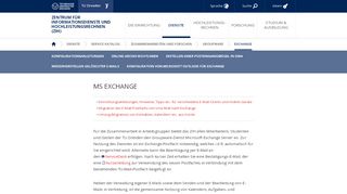 
                            13. MS Exchange — Zentrum für Informationsdienste und ... - TU Dresden