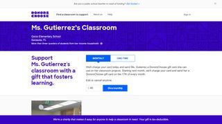 
                            13. Ms. Gutierrez (teacher) | DonorsChoose.org
