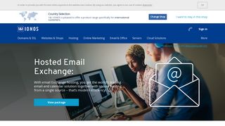 
                            3. MS Hosted Exchange » Professional UK Email Services 1&1 IONOS