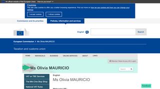
                            9. Ms Olivia MAURICIO | Taxation and customs union