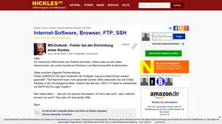 
                            8. MS-Outlook - Fehler bei der Einrichtung eines Kontos - Nickles.de