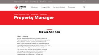 
                            8. Ms See San San Head, Leasing - Frasers Property