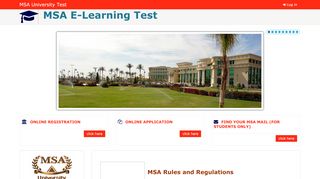 
                            3. MSA E-Learning Test