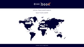 
                            7. MSC Book Official Global Website - Select Your Country