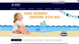 
                            5. MSC Cruises and Chicco - Tailormade cruise for babies