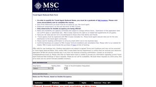 
                            9. MSC Cruises USA | Travel Agent Center | Travel Agent ... - Forms