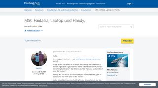 
                            7. MSC Fantasia, Laptop und Handy, | Kreuzfahrten Forum ...