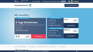 
                            4. MSC Kreuzfahrt >> Bis zu 72% auf Seereisedienst.de sparen