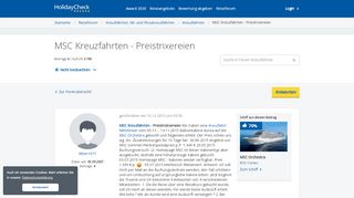 
                            7. MSC Kreuzfahrten - Preistrixereien | Kreuzfahrten Forum • HolidayCheck