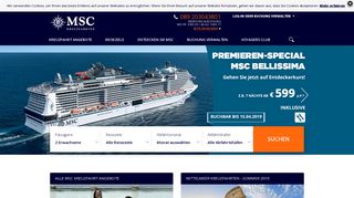 
                            10. MSC Kreuzfahrten und Schiffsreisen im Mittelmeer, Karibik und weltweit