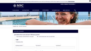 
                            4. MSC Voyagers Club: Become a Member - MSC Cruises