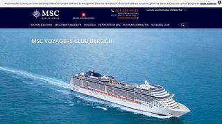 
                            2. MSC Voyagers Club Ermäßigungen - MSC Kreuzfahrten