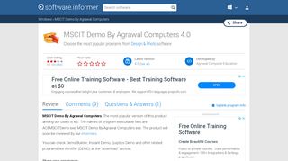 
                            8. MSCIT Demo By Agrawal Computers software and downloads ...