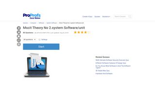 
                            11. Mscit Theory No 2.system Software/unit - ProProfs Quiz