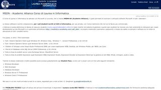 
                            8. MSDN - Academic Alliance Corso di Laurea in Informatica - Unife
