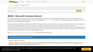 
                            7. MSDN – Microsoft Developer Network | Lizenzen, Services, Preise ...