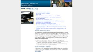 
                            11. MSDN Software - FAQ | Mathematics, Statistics and Computer ...