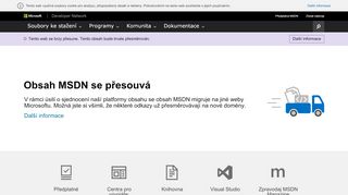 
                            3. MSDN: Výuka pro vývojáře na webu Microsoft Developer Network