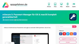 
                            6. mSecure 5: Passwort-Manager für iOS & macOS komplett ...