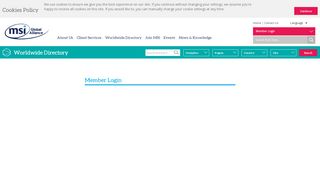 
                            3. MSI » Member Login