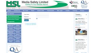 
                            5. MSL Login - Media Safety