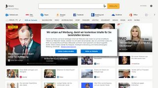 
                            2. MSN Deutschland | Nachrichten, Sport, Wetter, Hotmail ... - MSN.com