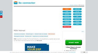 
                            3. MSN Hotmail | Se connecter