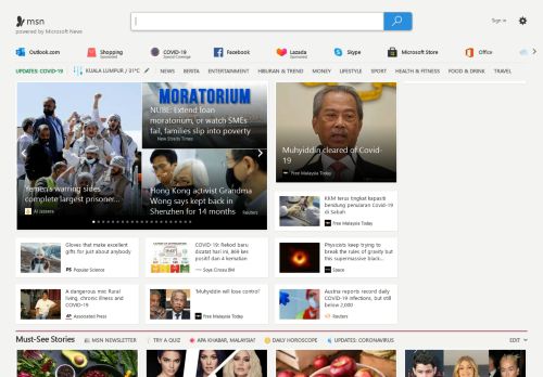 
                            3. MSN Malaysia | Latest News, Hotmail, Outlook, Skype, Photos & Videos