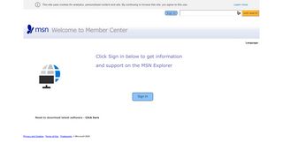 
                            8. MSN Member Center