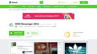 
                            2. MSN Messenger 2011 Download - Baixaki