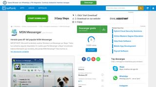 
                            6. MSN Messenger - Descargar