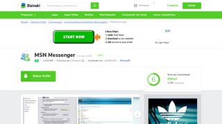 
                            7. MSN Messenger Download - Baixaki
