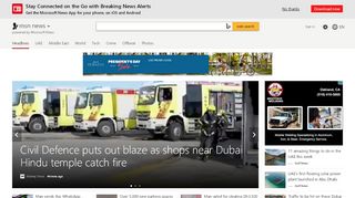 
                            2. MSN News | Latest from UAE, Middle East, World - Hotmail & Outlook