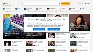 
                            2. MSN Suisse | Actualité, Hotmail, Outlook, Météo, horoscope
