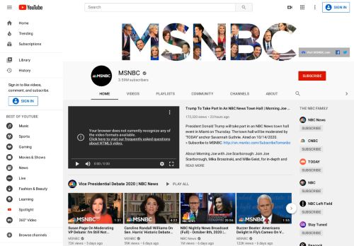 
                            10. MSNBC - YouTube