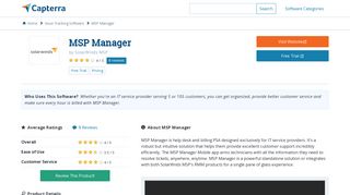 
                            9. MSP Manager Reviews and Pricing - 2019 - Capterra
